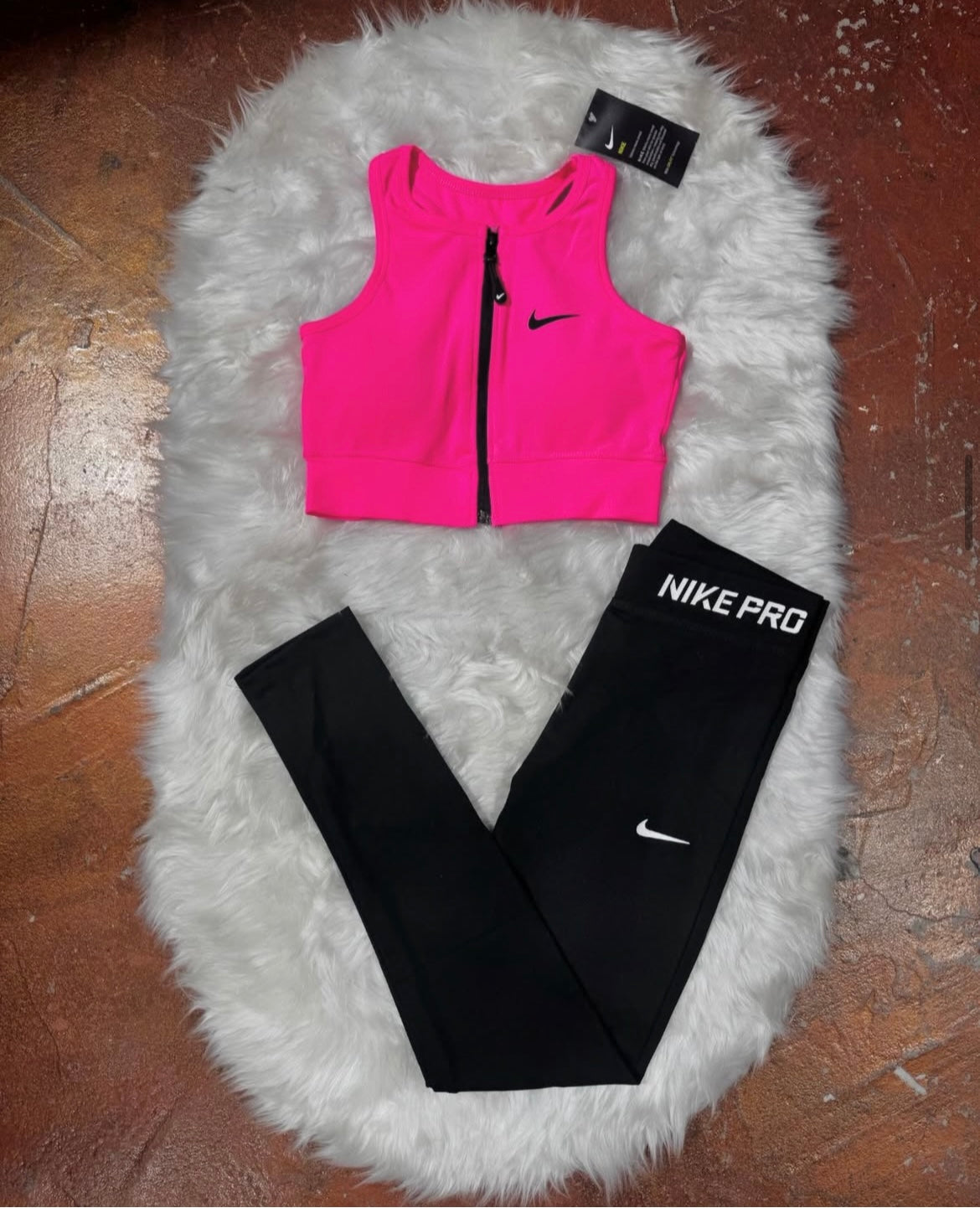 Fermuarlı Büstiyer Tayt Takım