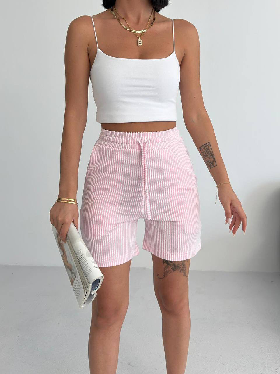 Çizgili Şort