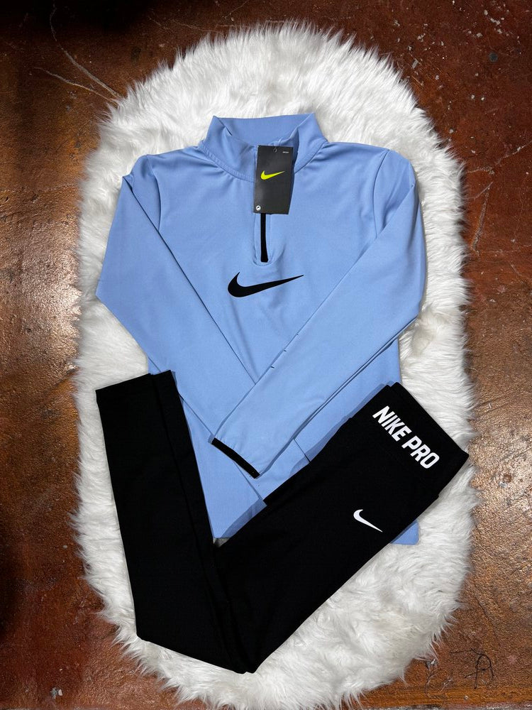 Yarım Fermuar Tayt Takım