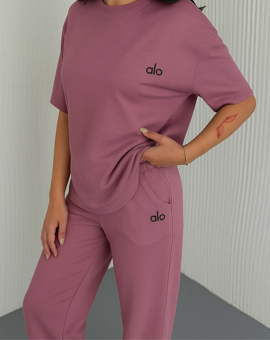 Premium T-Shirt Palazzo Pantolon Takım