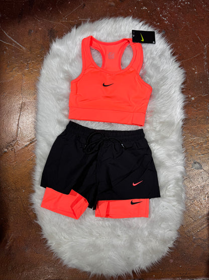 Büstiyer Şort Tayt Takım