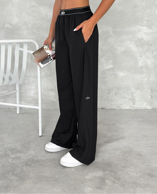 Lastikli Bol Paça Pantolon