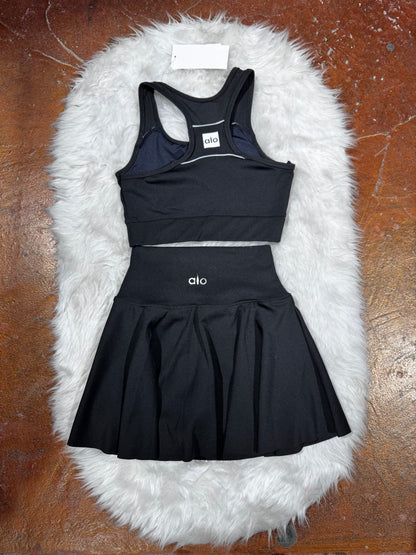 Siyah Büstiyer, Şortlu Etek,Çorap 3’lü Set