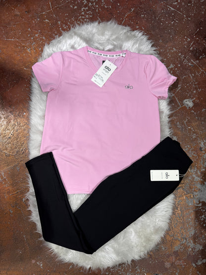 Premium V Yaka T-Shirt Tayt Takım