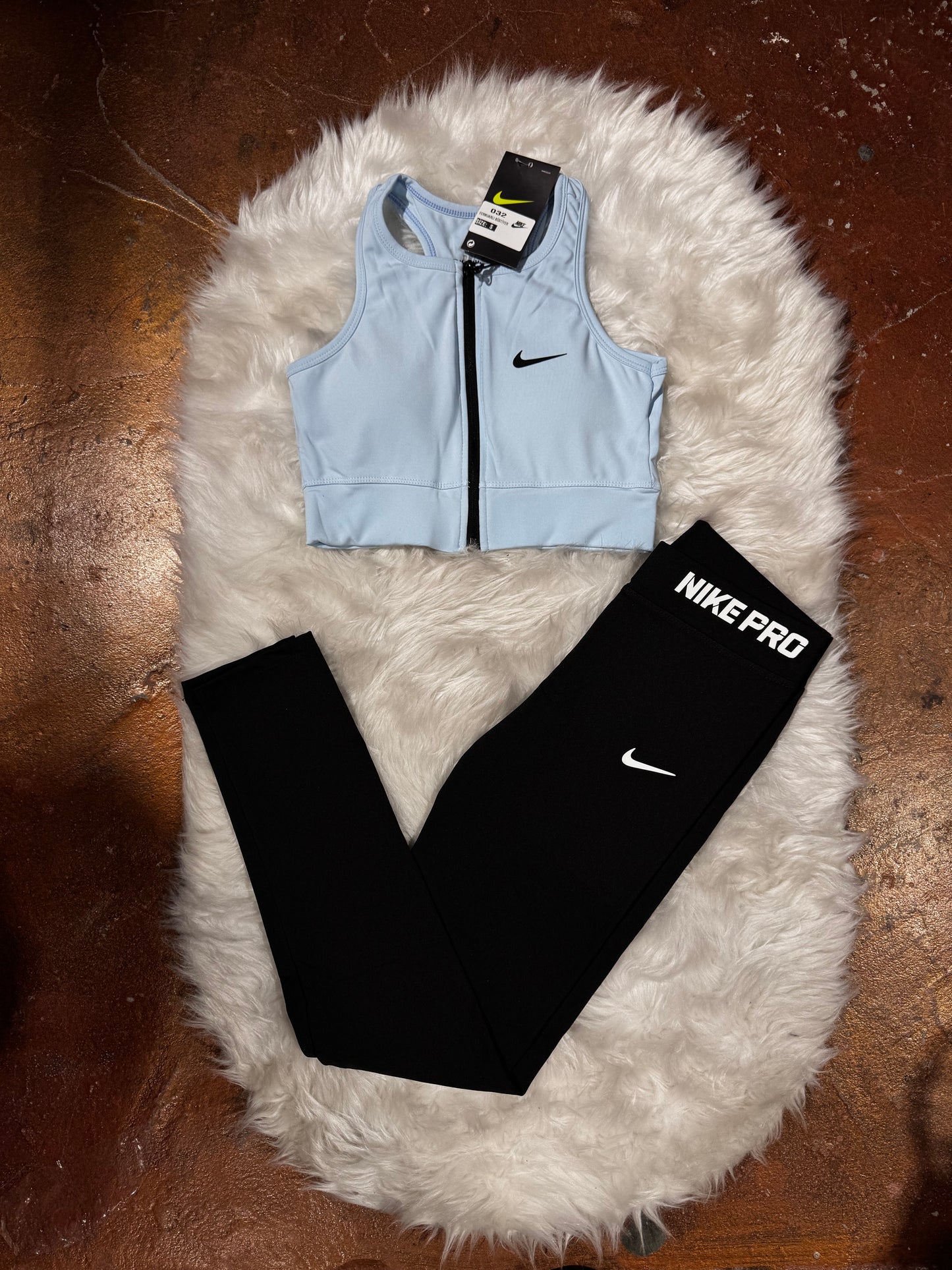 Tam Fermuarlı Büstiyer Tayt Takım