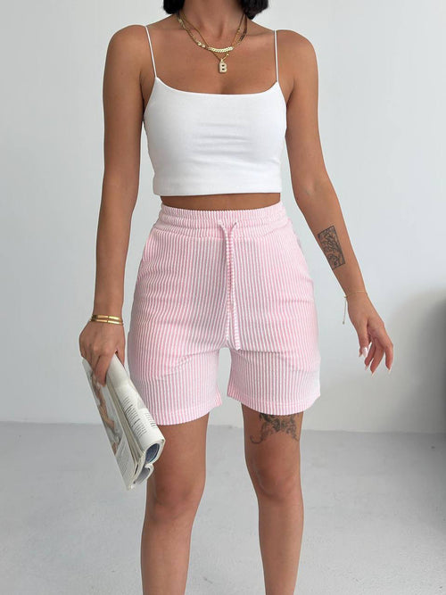 Çizgili Şort