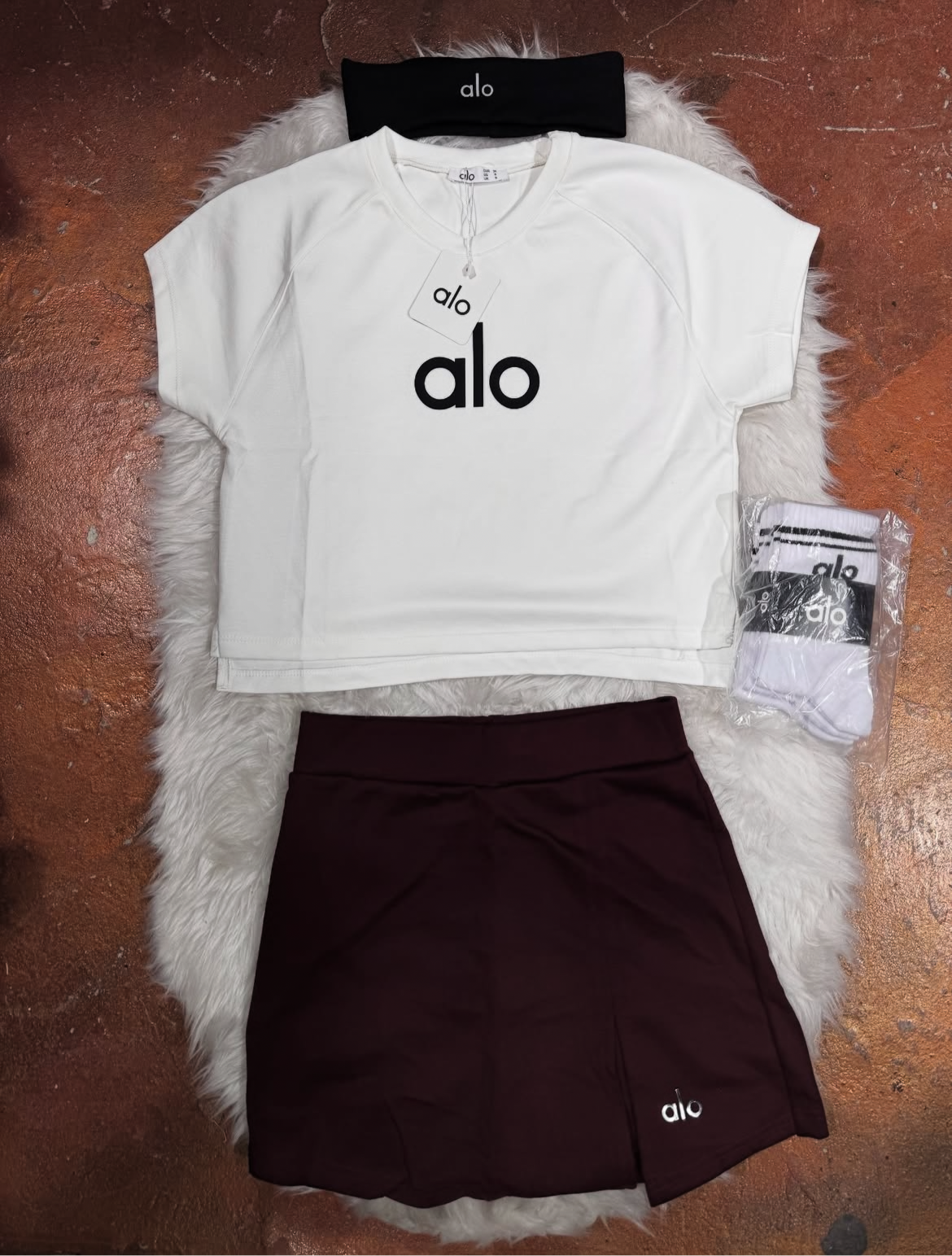 Crop T-Shirt Etek Takım