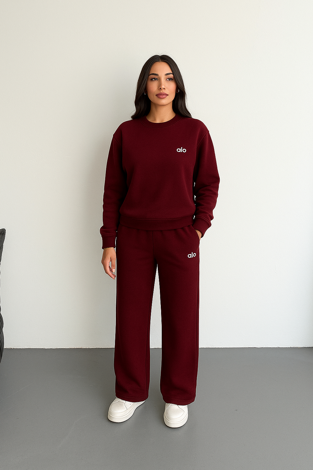 Uzun Kol Sweatshirt Eşofman Takım