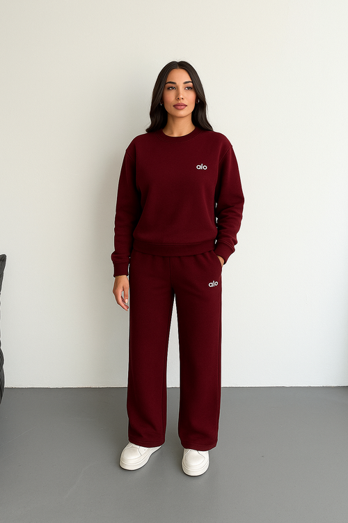 Uzun Kol Sweatshirt Eşofman Takım