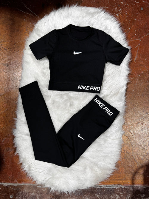 Pro Crop T-Shirt Tayt Takım