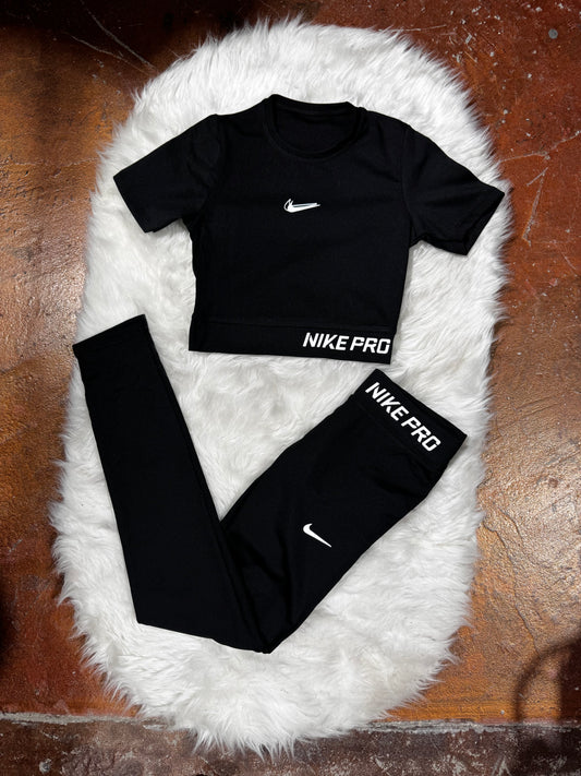 Pro Crop T-Shirt Tayt Takım