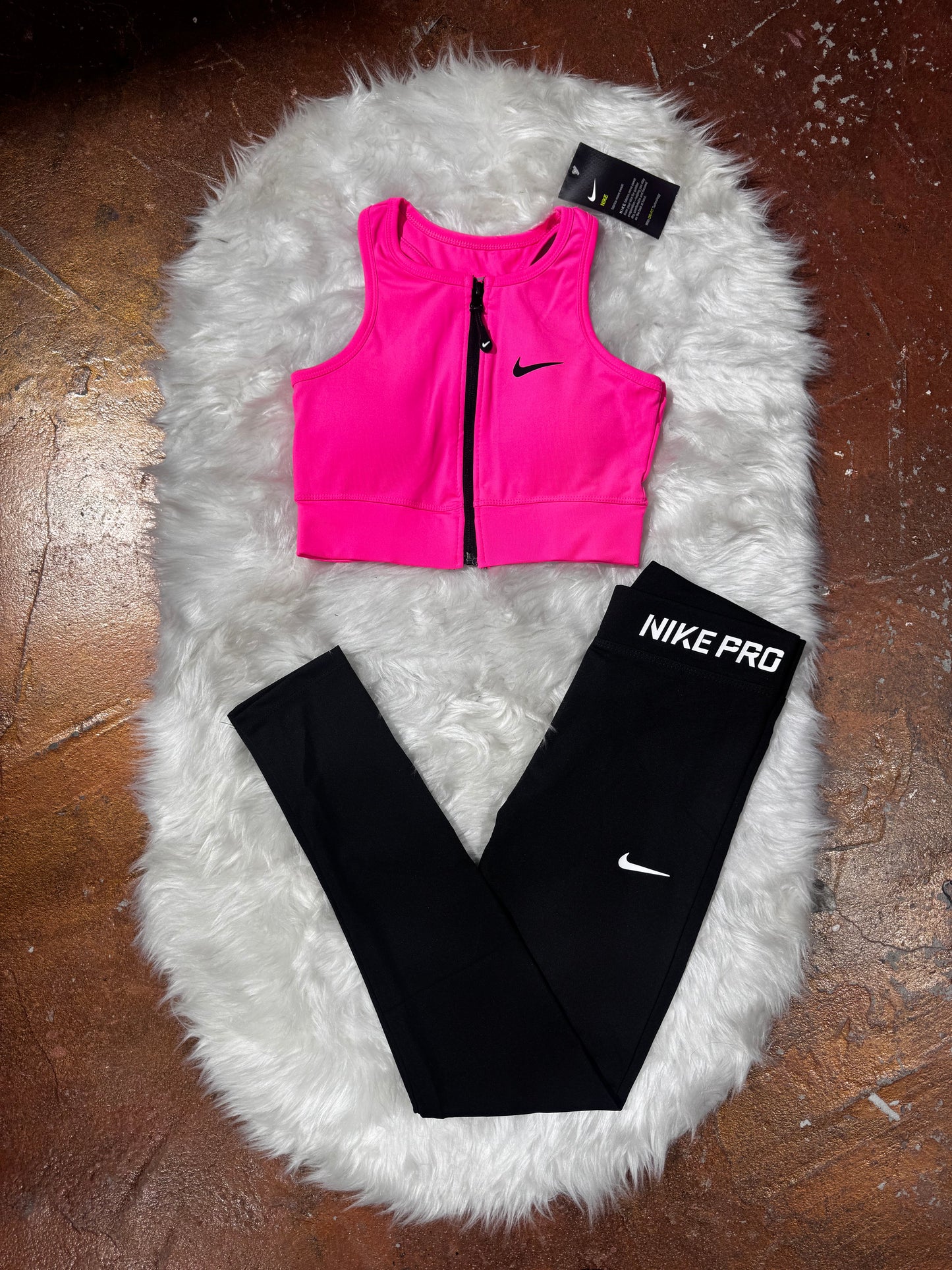 Tam Fermuarlı Büstiyer Tayt Takım