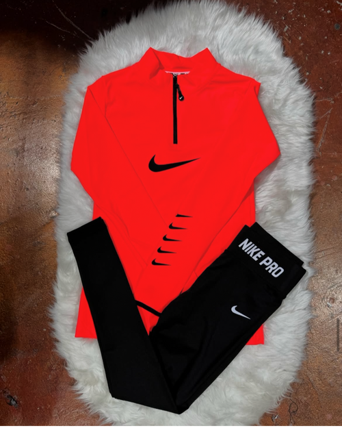 Yarım Fermuar Sweatshirt Tayt Takım