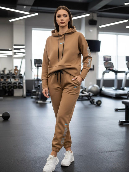 Kapüşonlu Sweatshirt Jogger Eşofman Takım