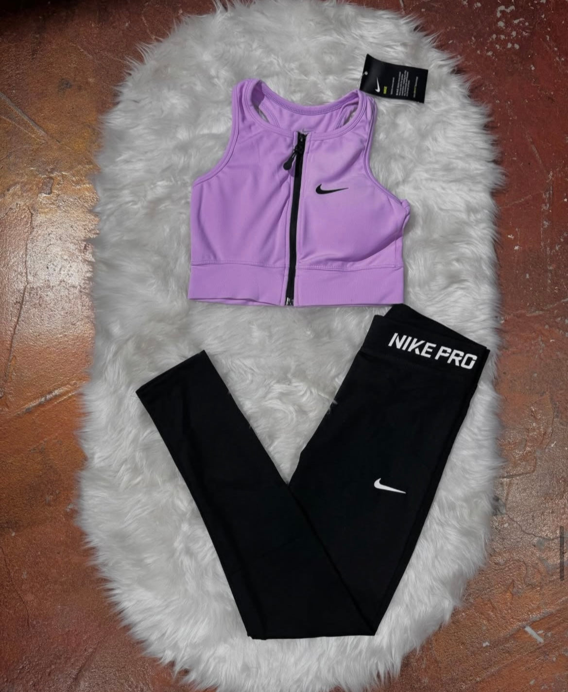 Fermuarlı Büstiyer Tayt Takım