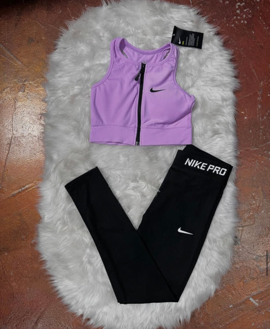 Fermuarlı Büstiyer Tayt Takım