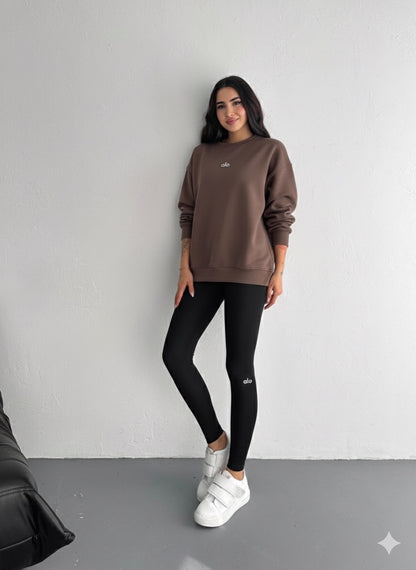 Klasik Sweatshirt Tayt Takım