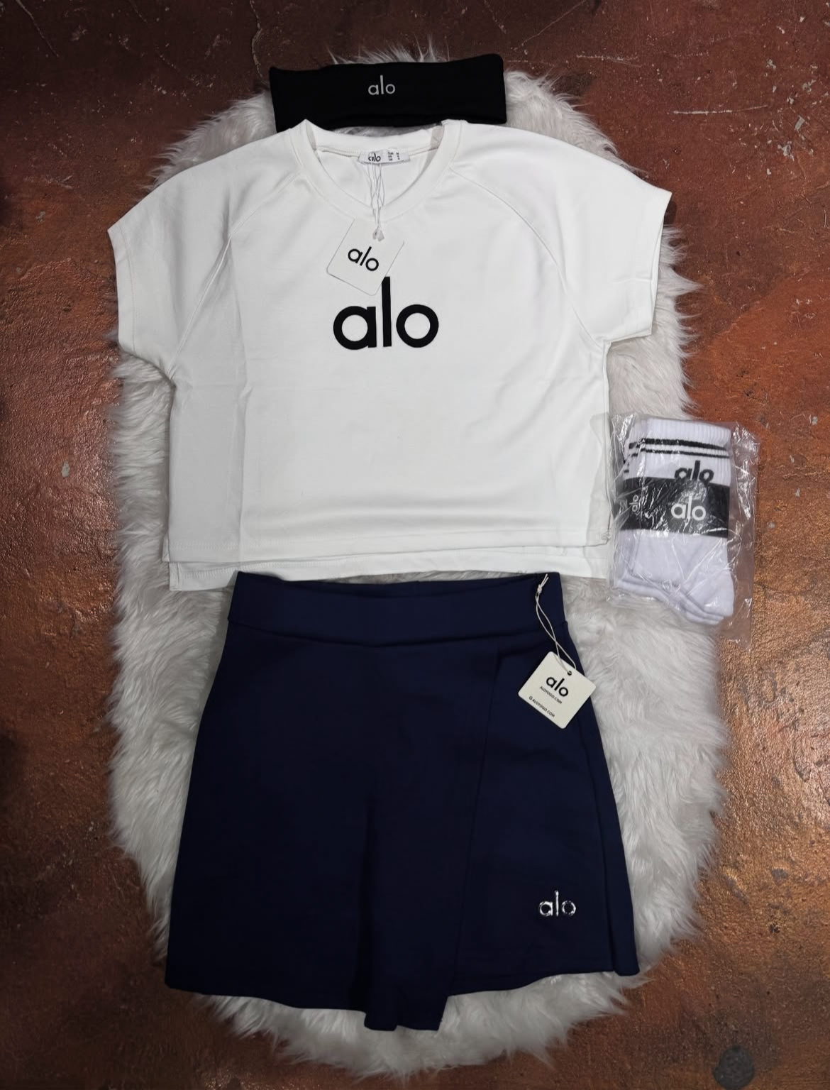 Crop T-Shirt Etek Takım