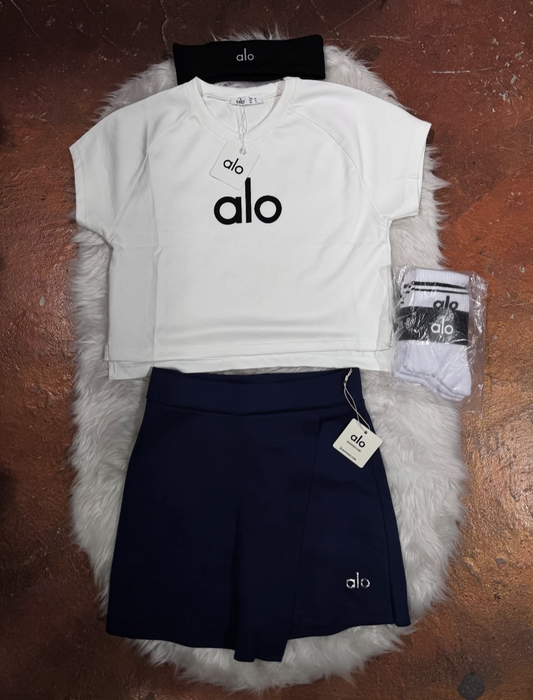 Crop T-Shirt Etek Takım