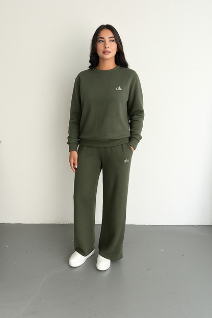 Sweatshirt Palazzo Pantolon Takım