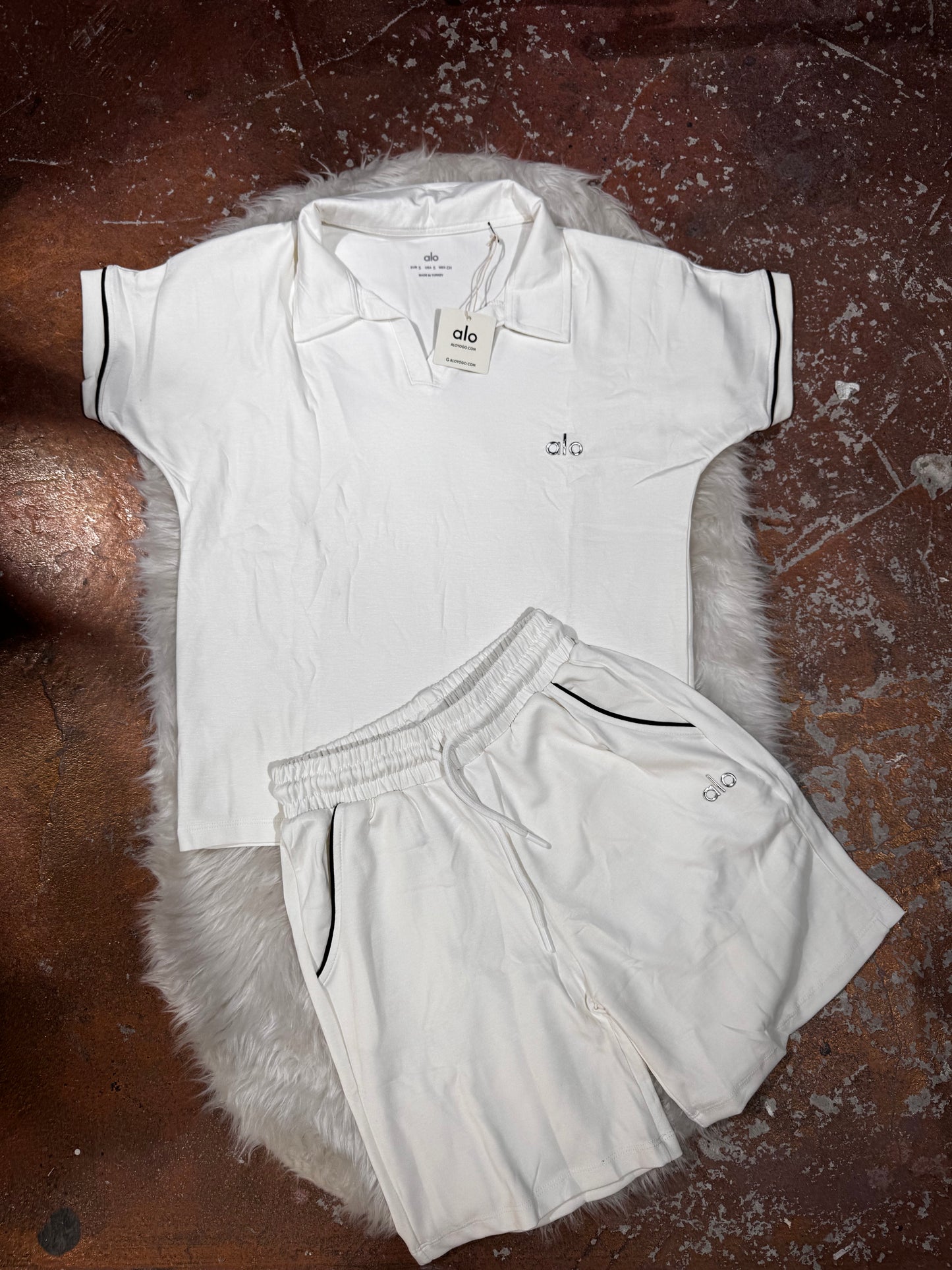 Polo Yaka T-Shirt Şort Takım