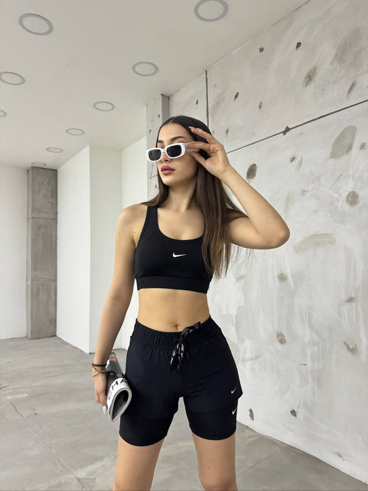 Büstiyer Şort Tayt Takım