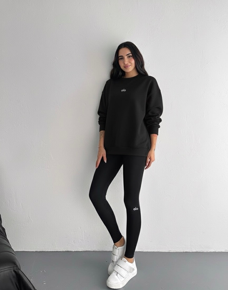 Klasik Sweatshirt Tayt Takım