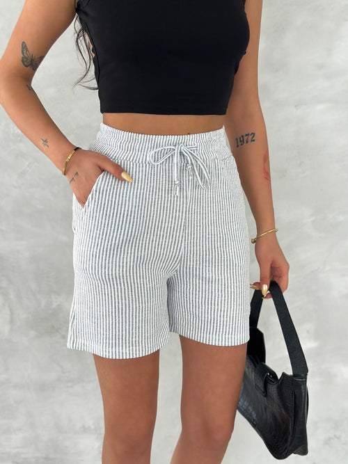 Çizgili Şort
