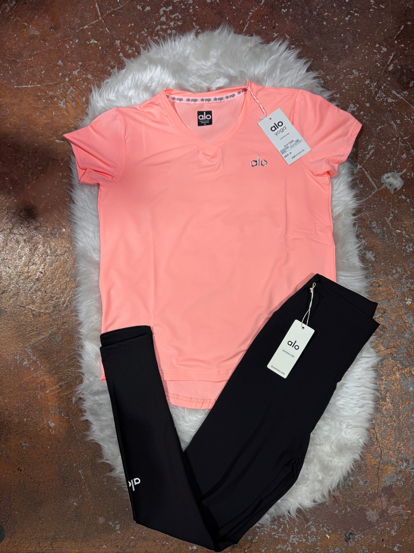 Premium V Yaka T-Shirt Tayt Takım