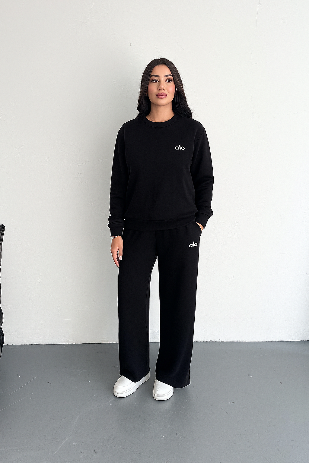 Uzun Kol Sweatshirt Eşofman Takım