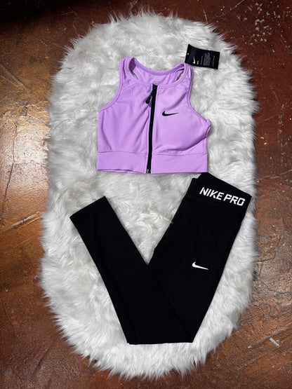 Tam Fermuarlı Büstiyer Tayt Takım