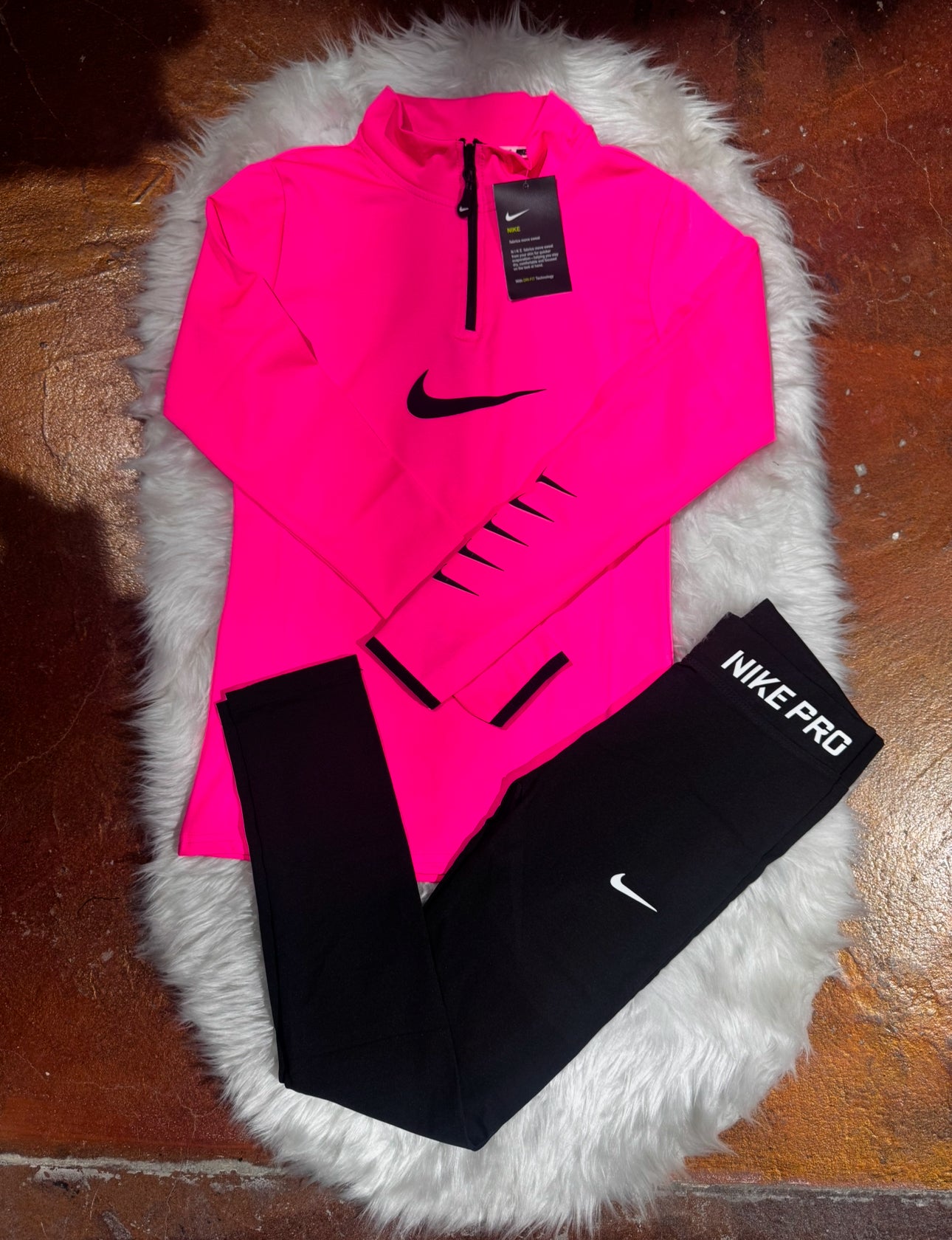 Yarım Fermuar Sweatshirt Tayt Takım