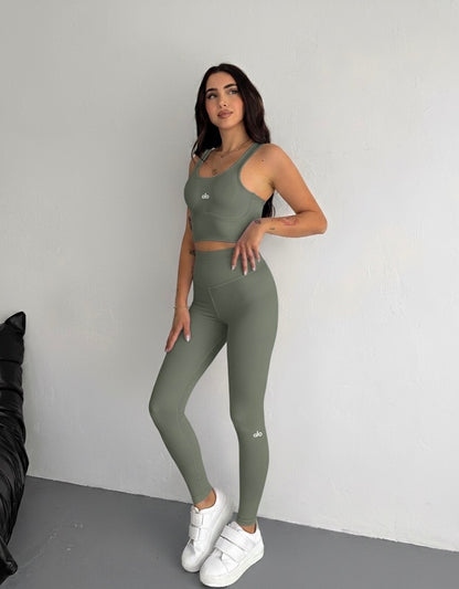 Premium Sırt Detaylı Büstiyer Tayt Takım