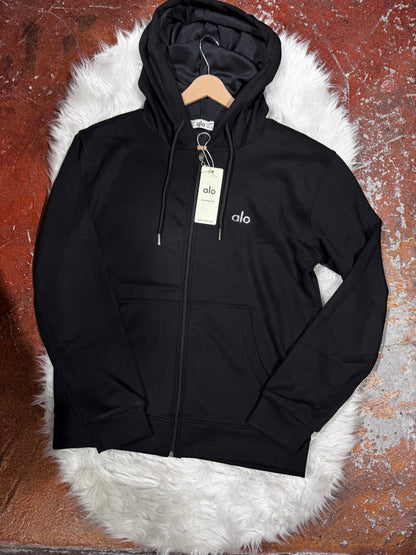 Kapüşonlu Tam Fermuarlı Sweatshirt