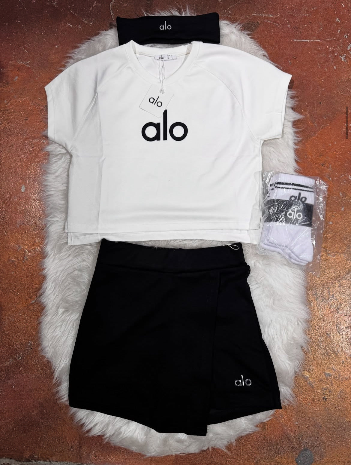 Crop T-Shirt Etek Takım