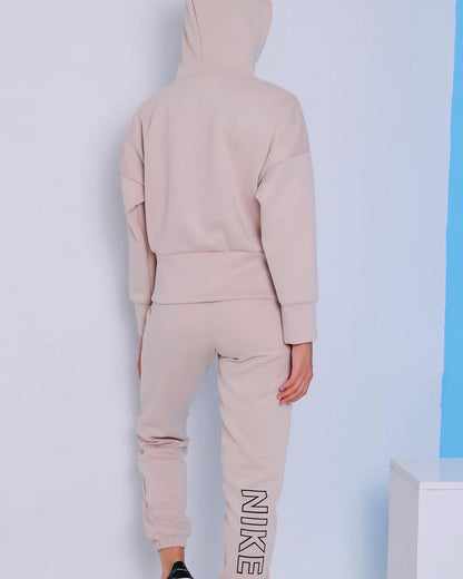 Kapüşonlu Sweatshirt Eşofman Takım