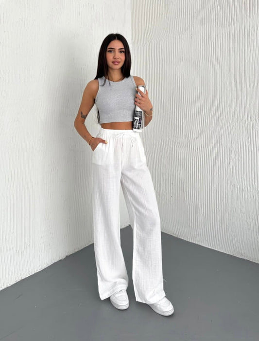 Müslin Kumaş Pantolon
