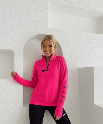 Yarım Fermuarlı Sweatshirt Tayt Takım