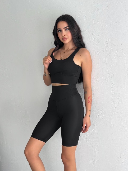 Büstiyer Şort Tayt