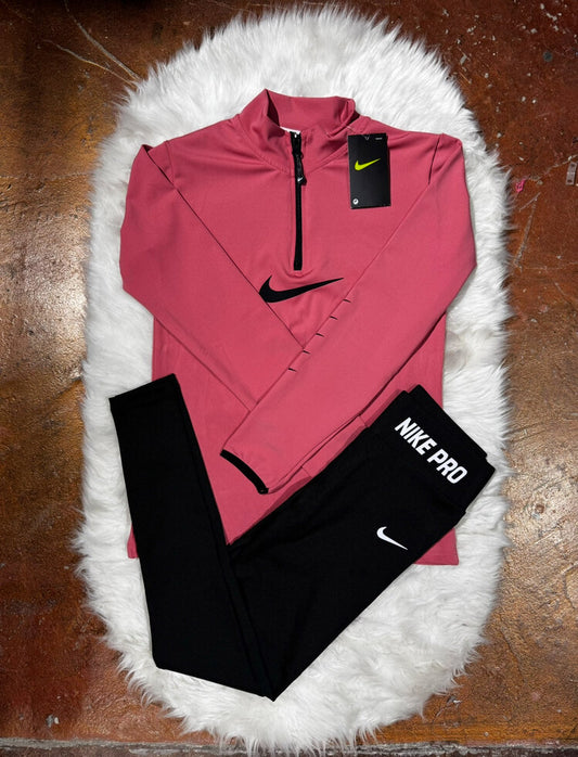 Yarım Fermuar Tayt Takım